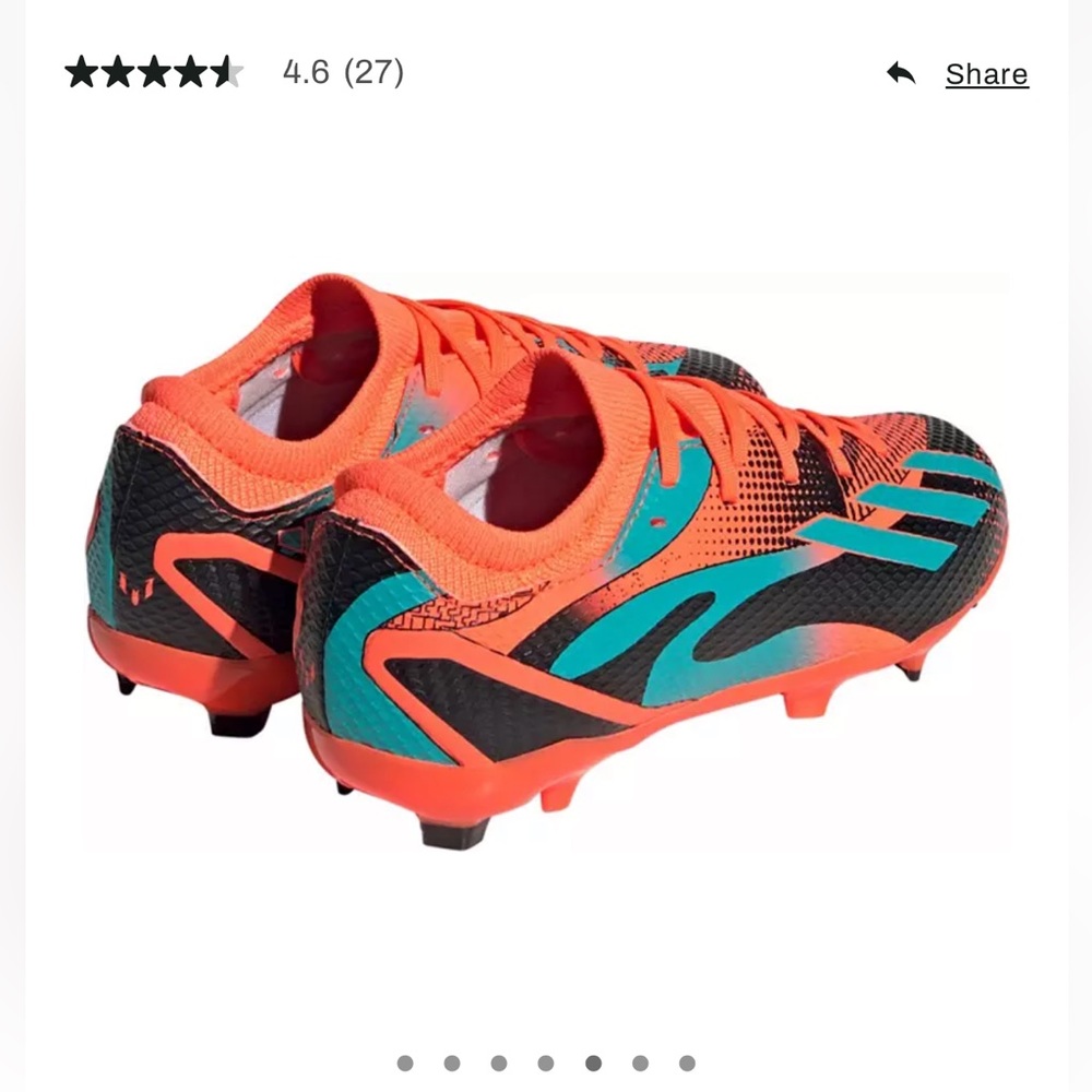 New without box - Messi youth soccer cleats size 3.5. With laces.